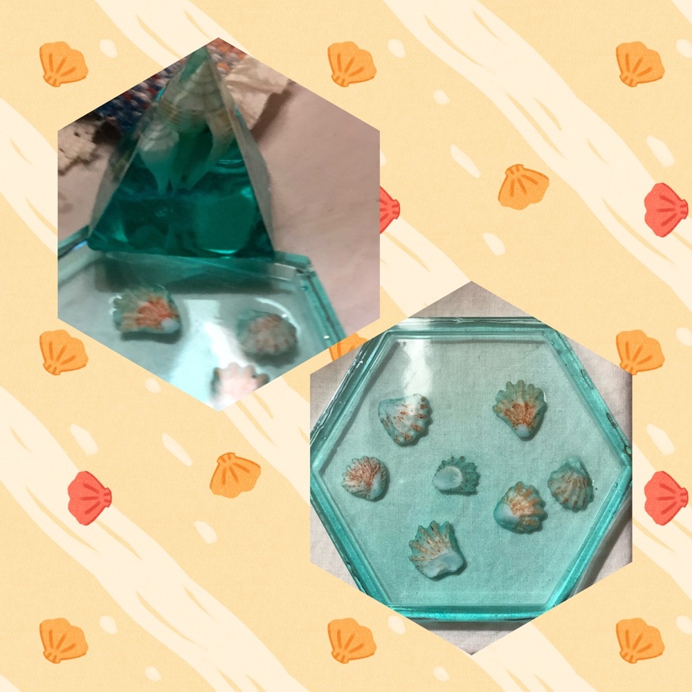 Resin coaster